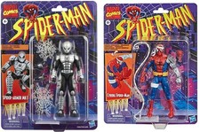 Hasbro Marvel Legends Spider-Man Retro Series Armor Spiderman Cyborg Figure Mib
