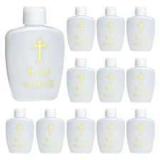 12 Pcs Holy Water Bottle, 60ml/2oz Holy Water Holder Plastic Empty Containers...