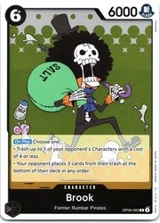 Brook OP06-092 Rare Wings of the Captain One Piece Foil