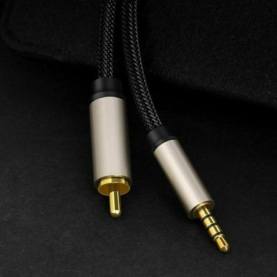 1 / 2M Audio Kabel Audio Anschließen Verlängerung Vergoldet Hohe Qualität