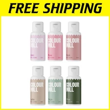 Vibrant Oil-Based Food Coloring 20ml Botanical Pack for Stunning Baked Goods