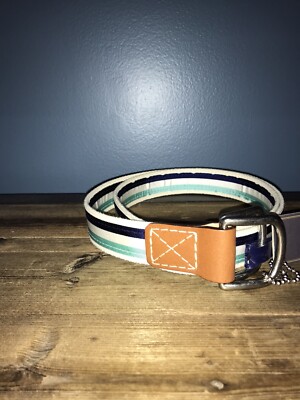NWT aqua belt NWT Bills Khakis Striped Belts Men main image 2