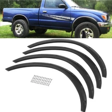 For Toyota Tacoma Extended Fender Flares Wide Body Wheel Arches Body Kits Black