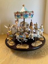 Westminster 12 Carousel Pastel Horse Genuine Porcelain Bisque Collectible Vtg