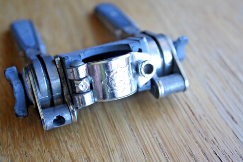 Vtg Simplex Brev Stem Shifter Ratchet Friction Shift Double 22.2mm Touring Road - Picture 5 of 7