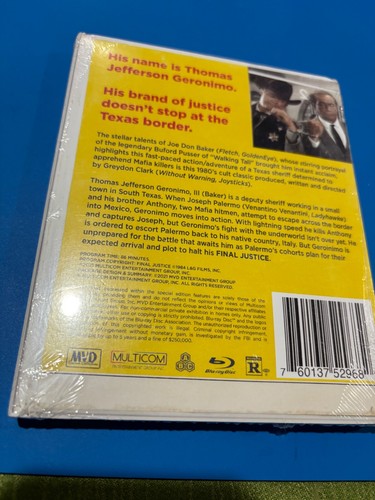 FINAL JUSTICE (Blu-ray, 1985) Joe Don Baker Greydon Clark w/ Slipcover - Picture 2 of 3