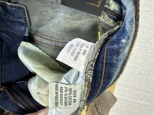 FWRD DENIM & CO. Kids Buckle Up Grunge Denim Jeans SZ 14 - Picture 7 of 11