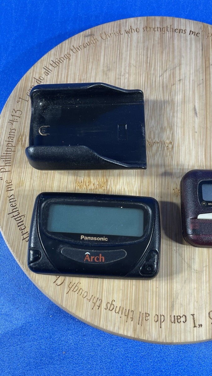 2 téléavertisseurs VINTAGE 1 Motorola Flex Pager Beeper et 1 Panasonic testé | eBay