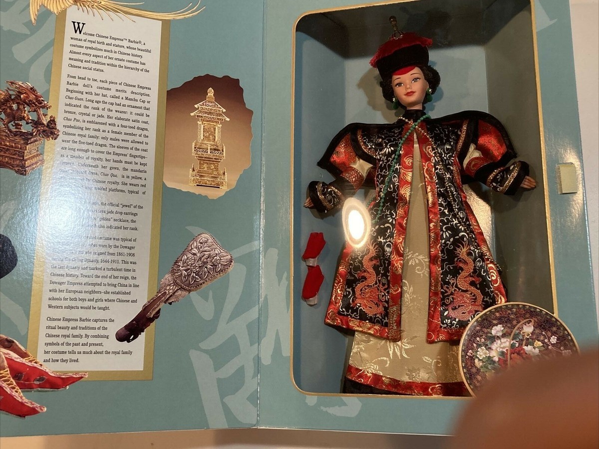 1996 Chinese Empress Barbie Collector Edition The Great Eras