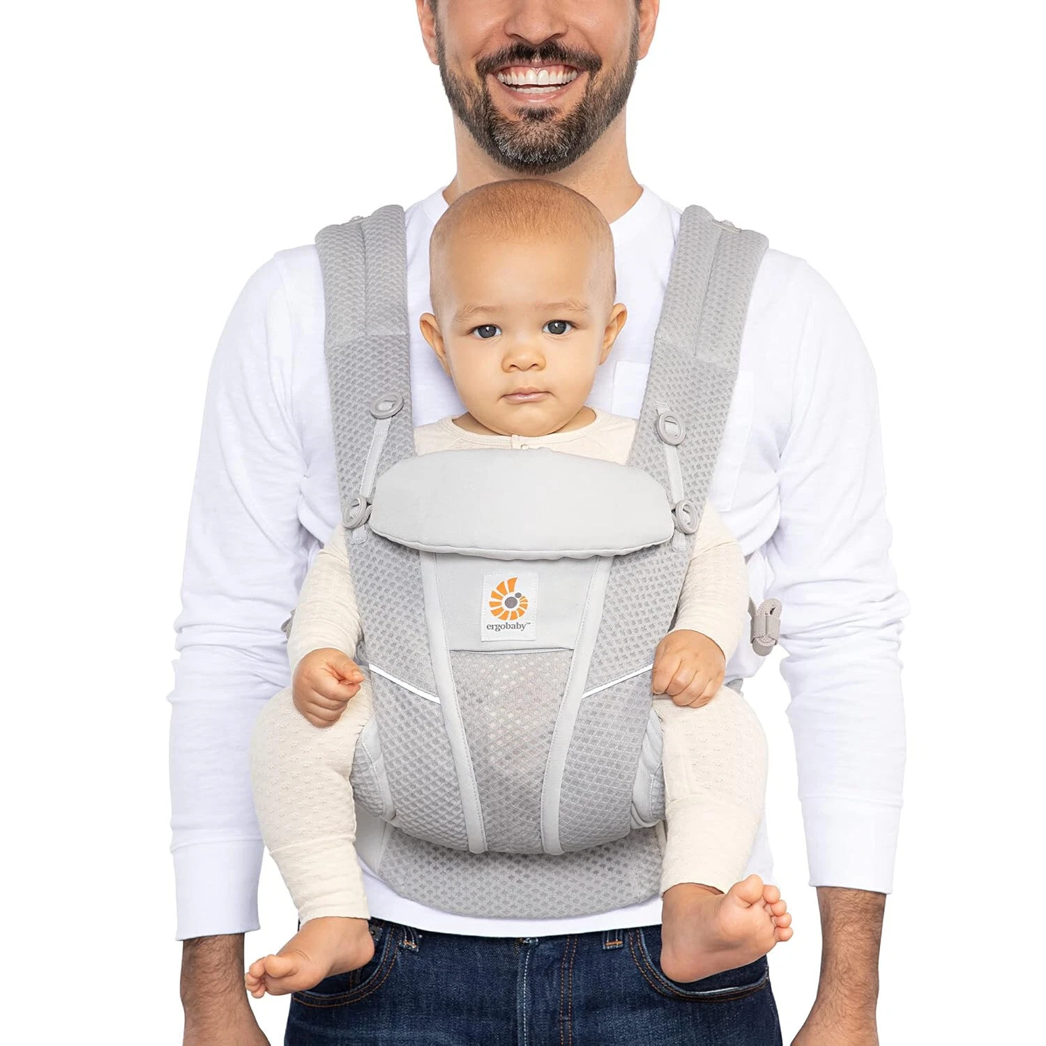 Ergobaby Omni Breeze, Breathable Mesh Baby Carrier, Lumbar Support (7-45 Lb)
Opens in a new window o