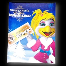 🌟Chuck E Cheese Winter Winner-Land Helen Henny In Store Promotional Sign🌟