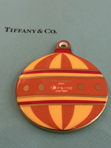 NUOVO MAI USATO Set 6 Tiffany & Co Andy Warhol Osso Cina Albero Ornamenti Vacanze - Foto 11 di 18