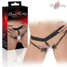 Vulva Pearl String with Silicone Clamps Lip Clamps