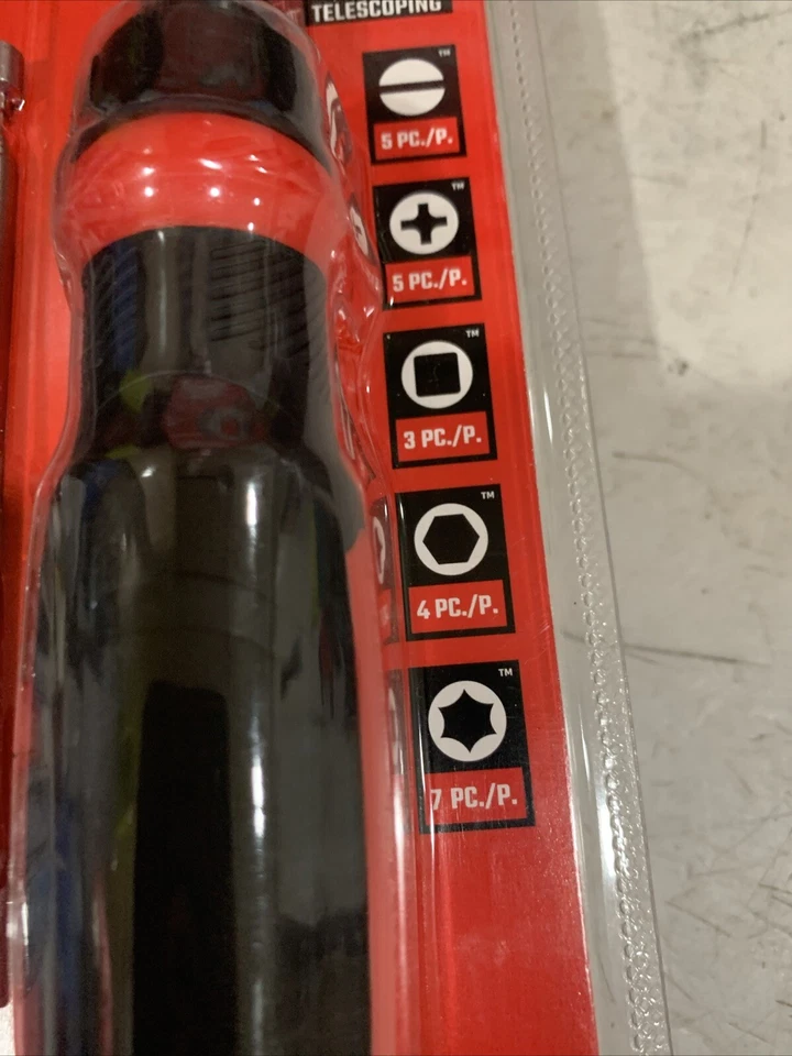 Craftsman Ratcheting Screwdriver Set 26-Piece Multi-Bit Set Tools New Compact - Image 4 of 4