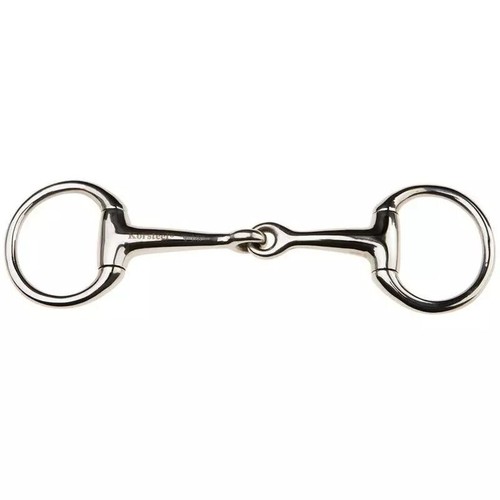 Bradoon Snaffle Bit 4.5" CLR JP Korsteel Stainless Steel Jointed Eggbutt - 第 1/1 張圖片