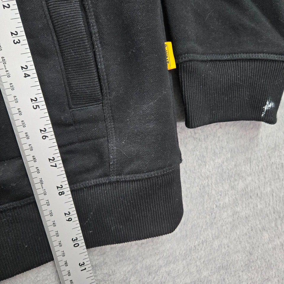 Sudadera DeWalt Hombre XL Negra Bolsillos Logo Gráfico Polar Cordón LEER Foto 3 de 4