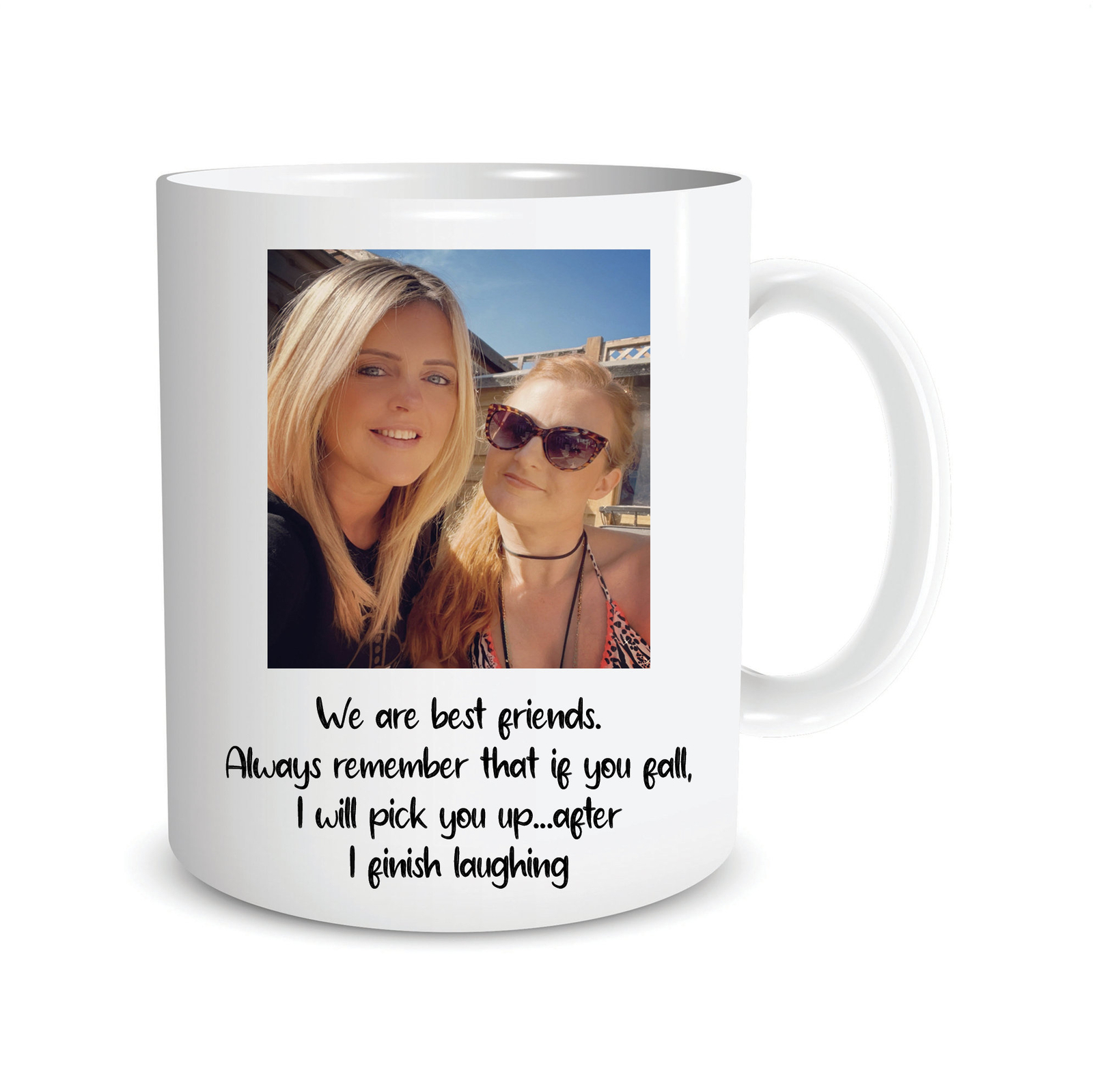 Personalised Photo Mug For Best Friend Add Any Photo Custom Mugs Bestie Birthday