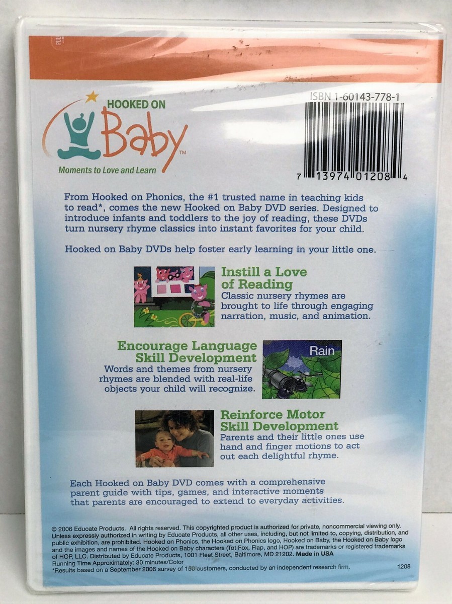 Hooked On Baby Read Rhyme & Play DVD Hooked On Phonics Ages