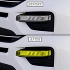 FOR 20-23 Ford Explorer Fog Light YELLOW Precut Vinyl Tint Overlays