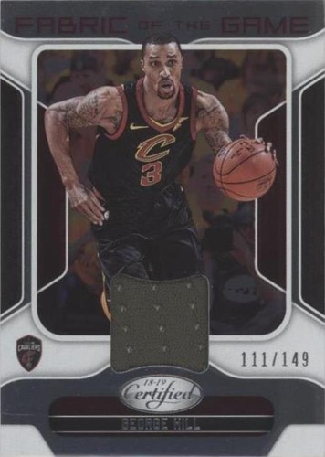 2018-19 Panini National Treasures Grant Hill HOF Auto On Card /99 
