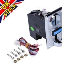 12V Token Coin Acceptor Selector Vending Arcade Machine Game 6 Multi Coin