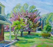 Original  work of Nikolay Budylin, Painting Oil on Canvas landscape