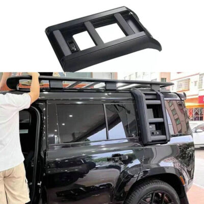 US Stock Fits for Defender 110 90 ALL BLACK 2020-2023 Foldable Liftable Ladder