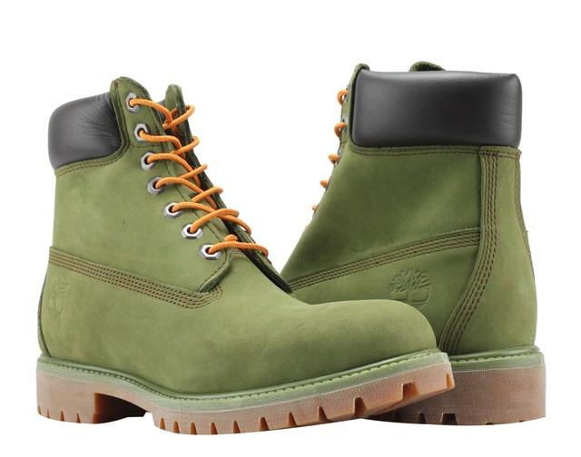 green timberland boots mens