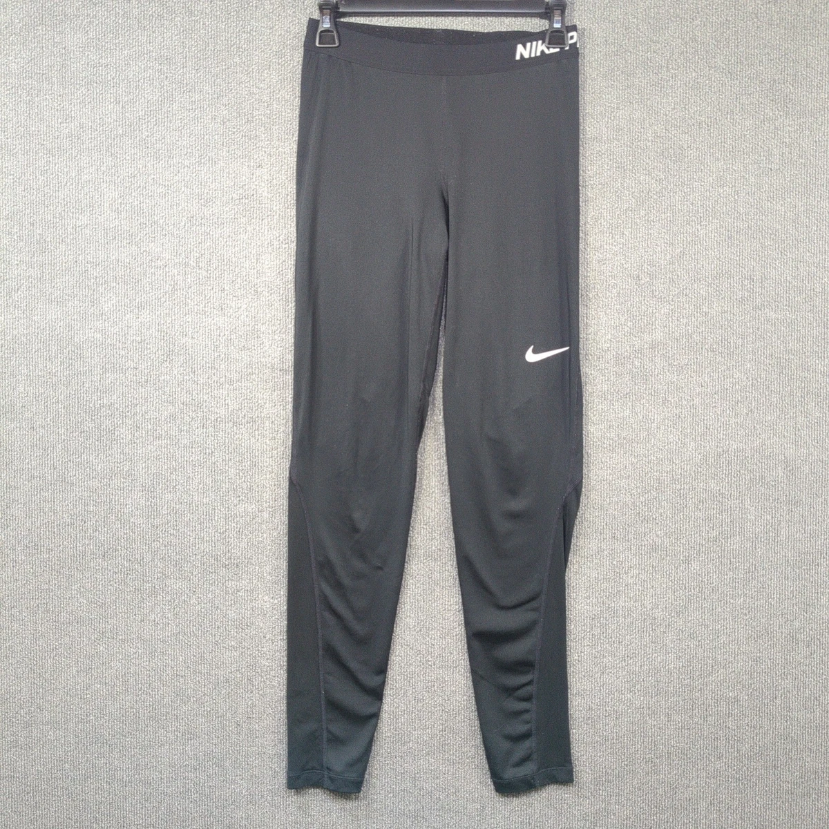 Nike Pro Base Layer Pants Mens Medium Dri Fit Black Compression