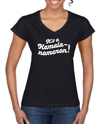 It's a Kamalanomenon! Funny Femininomenon Kamala Women s Standard V-Neck Tee