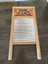 Vintage Dubl Handi Washboard Co Columbus Ohio Wash Board 18" X 8 5/8" Primitive