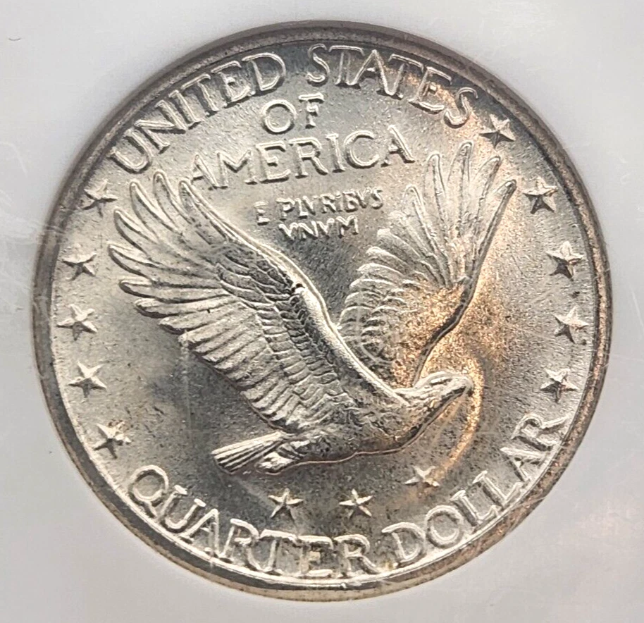 1929-S 25c NGC MS 66 SILVER STANDING LIBERTY QUARTER - Image 4 of 4
