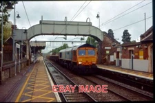 ORIGINAL 35mm SLIDE CLASS 66 LOCO NO 66731 INTERHUB GB AT INGASTONE 5/15