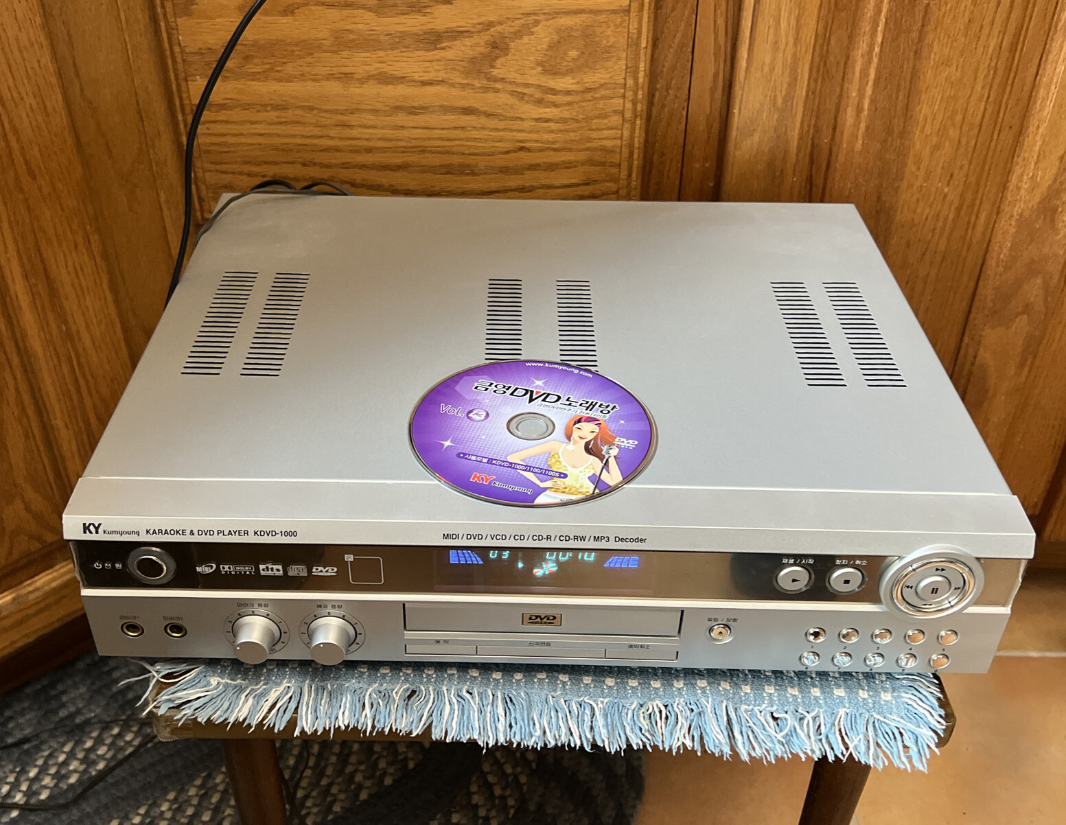 K POP KY Kumyoung KDVD1000 Karaoke cd Dvd Player Tested Fun sing KPOP 1000 eBay