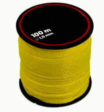 Corda da muratore antistrappo filo bobina tiralinee edilizia 100m 1,5mm 559aw