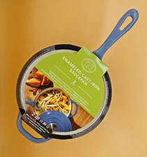 Dash of That Enameled Cast Iron Saucepan Blue 2 Quart 7 in. Diameter - New