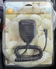 Motorola 53724 Speaker 2-way Radio Microphone Push To Talk (black) New Sealed