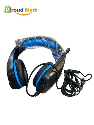 Insten High Performance Professional Gaming Headset With Wired LED Mic 