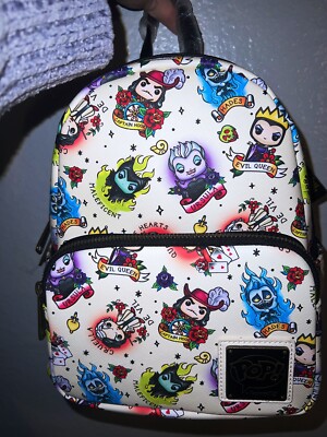 funko pop by loungefly disney villains tattoo mini backpack Funko Pop! by Loungefly Disney Villains Tattoo Mini Backpack Hades Ursula