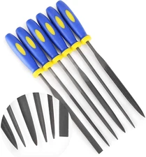 Mini Needle File Set (Carbon Steel 6 Piece-Set) Hardened Alloy Strength Steel