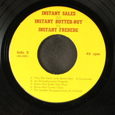 Stan Freberg: Instant Sales für Instant Butter-Nut Hb 7 '' EP 45 RPM