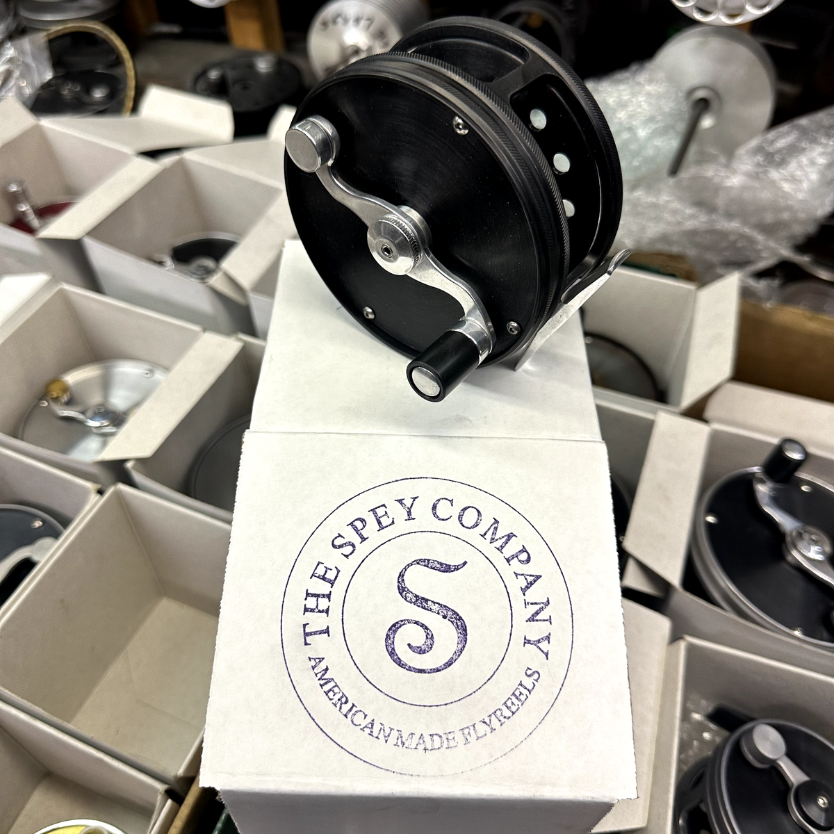 classic style fly reels Leland Reel Co. Trout Reel, 5/6 spooling while delivering that crisp White River Classic Style Fly