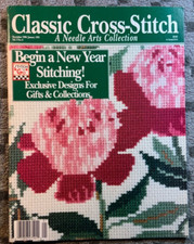 Classic Cross-stitch a needle arts collection Magazine. Dec. 1990/Jan 1991
