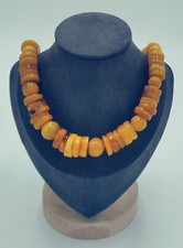 Bernstein Butterscotch Caramel Kette Natur Amber Scheiben