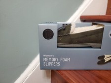 Women's Wayland Square Moccasin Style Memory Foam Slippers, Green, large 10-11