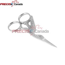 Silver Stork Sewing Embroidery Manicure Scissors 3.5" Bird Shape