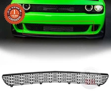 Front Bumper Lower Grille Black For 2015-2022 Dodge Challenger CH1036146