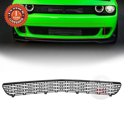 #ad Front Bumper Lower Grille Black For 2015 2022 Dodge Challenger CH1036146 $36.89