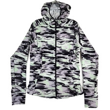 Lululemon Mist Over Windbreaker Jacket Women 8 Paint Glide Multi Water Repellent