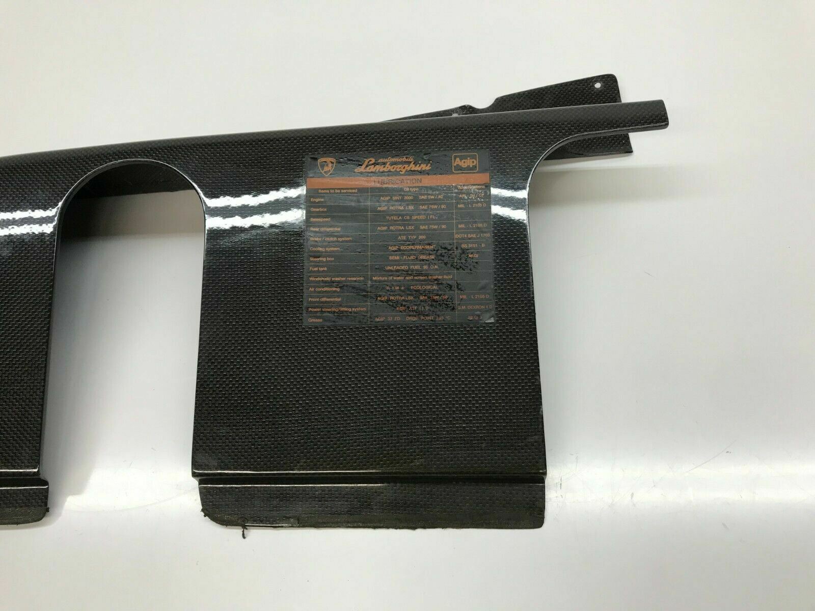 LAMBORGHINI MURCIELAGO LP640 RIGHT CARBON FIBER ENGINE BAY PANEL OEM 418103754B